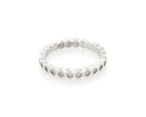 Honeycomb 3mm Stacking Ring