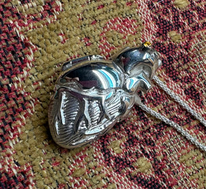 Custom Birthstone Anatomical Heart Locket