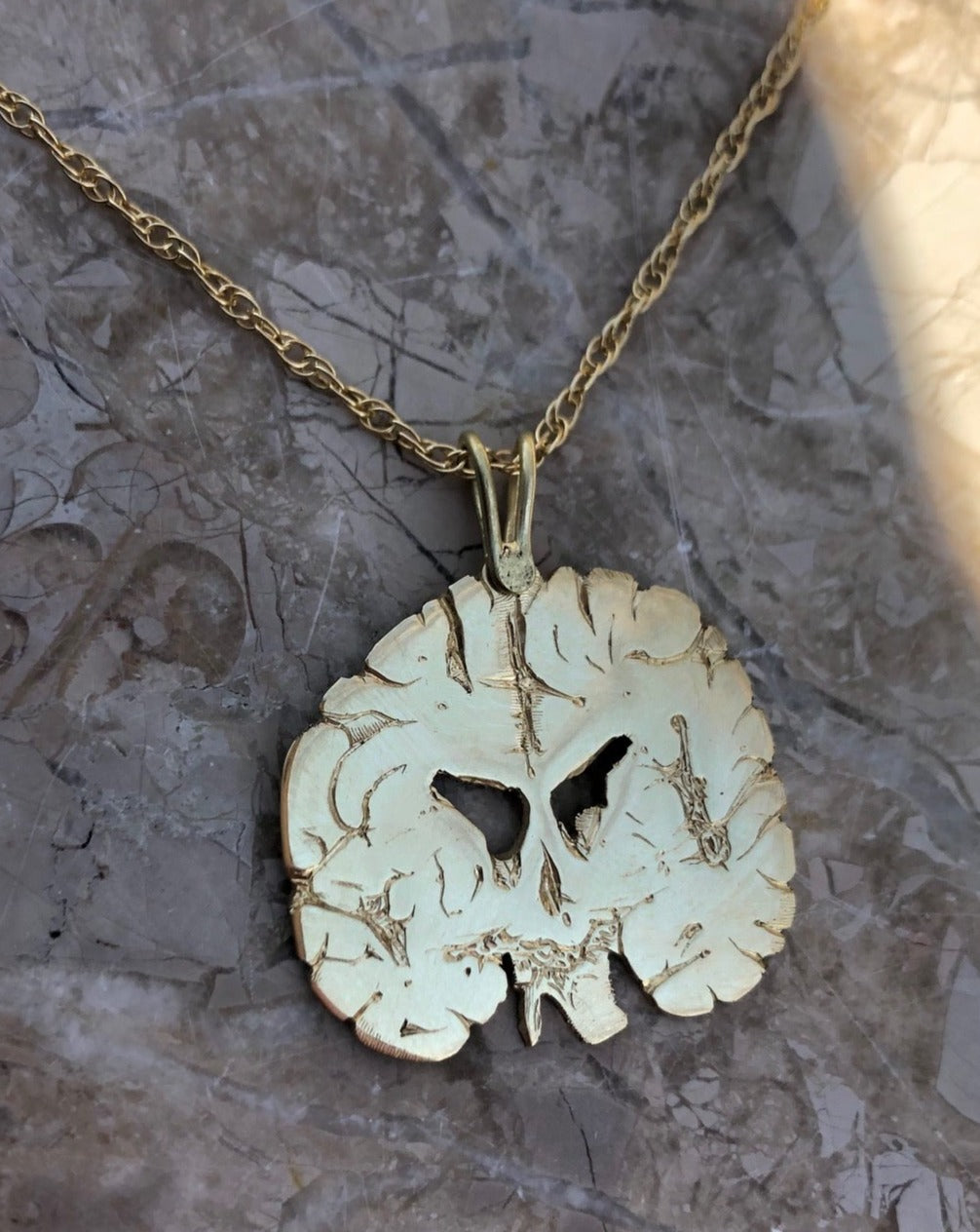Brain Slice Pendant