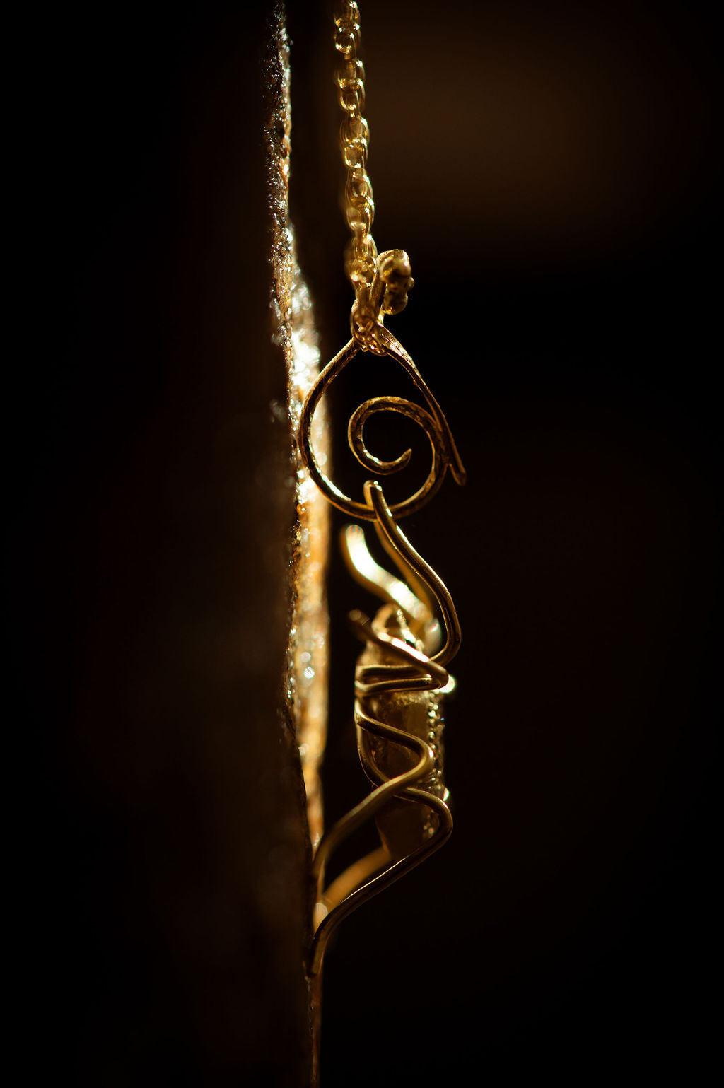 18ky Gold Spider Pendant