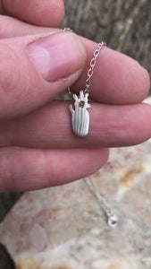 video of tiny mokume gane anatomical heart, 18k, 14k palladium white gold and silver