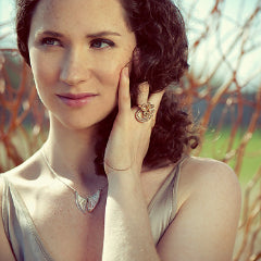 Carnation Silver Tentacle Ring