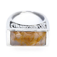 Chalcedony Grasses Ring