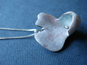 Pink Pea Flower Necklace
