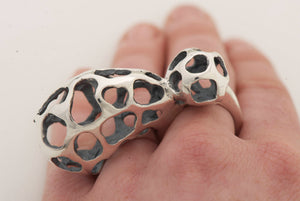 Lattice Stinkhorn 2-Finger Ring