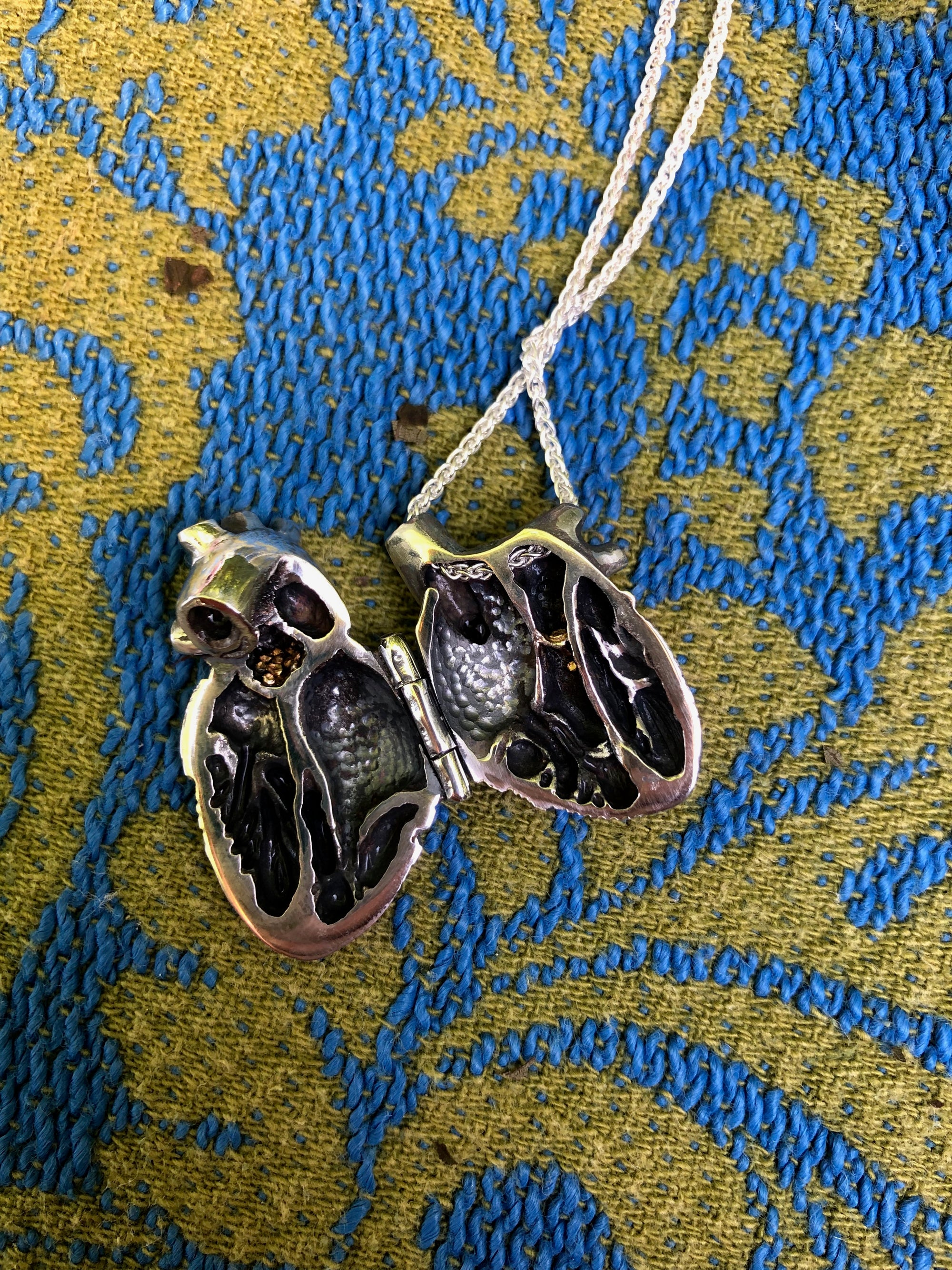 Custom Anatomical Heart Locket