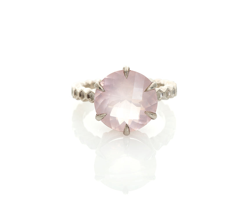 Rose Quartz Solitaire