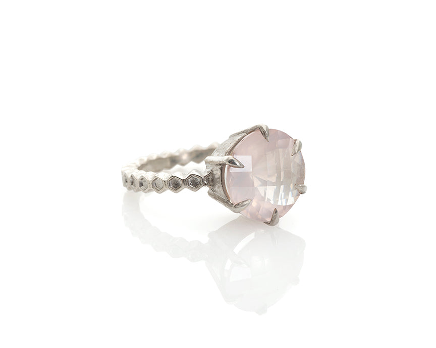Rose Quartz Solitaire