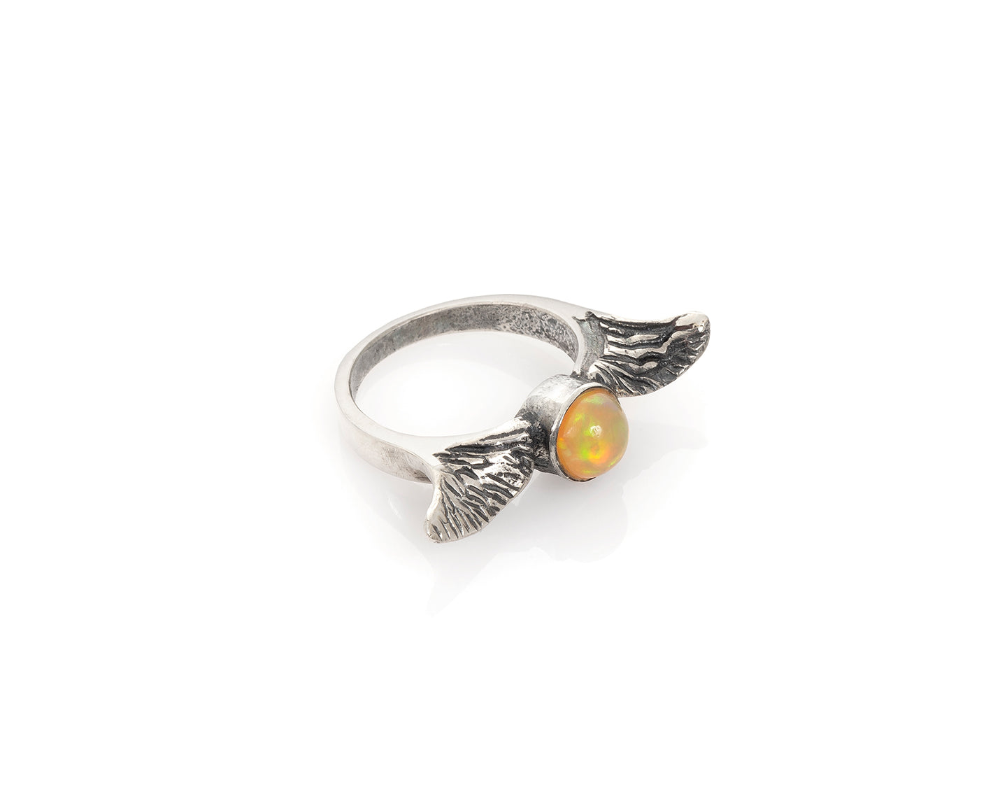 Opal Shelf Fungi Ring