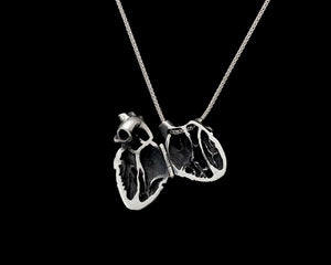 Replacement Silver Wheat Chain for Silver Anatomical Heart Locket