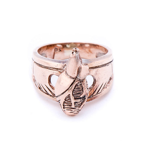 Carnation Silver Claddagh Ring