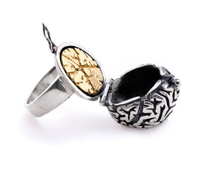 Gilded Brain Ring