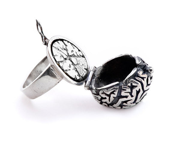 Brain Ring Anatomical Brain Ring - Peggy Skemp Jewelry
