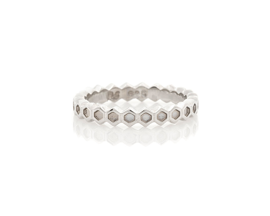 Honeycomb 3mm Stacking Ring