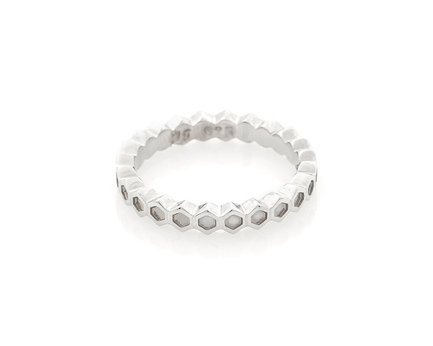 Custom Honeycomb Ring, 3mm size 12