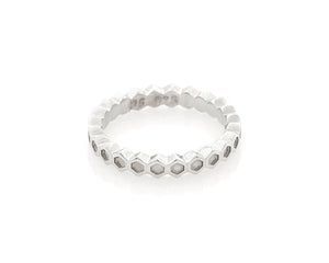 Custom Honeycomb Ring, 3mm size 12