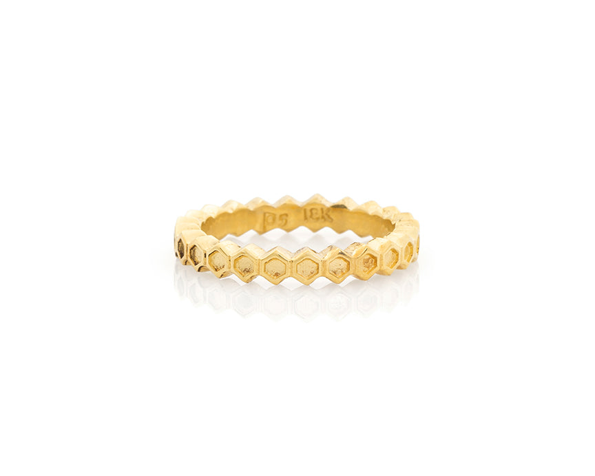 Honeycomb 3mm Stacking Ring