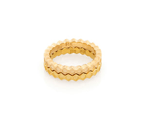 Honeycomb 3mm Stacking Ring