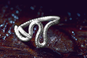 Earthworm Wave Ring
