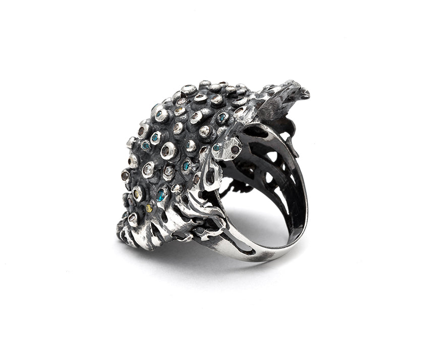 Festooned Lichen Ring