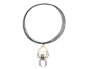 Custom Redback Spider Pendant and Ring