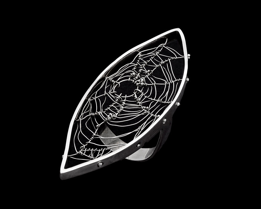 Orbweaver Navette Ring