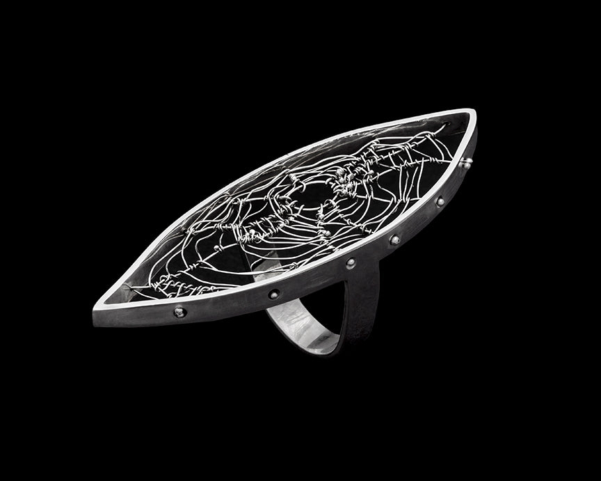 Orbweaver Navette Ring