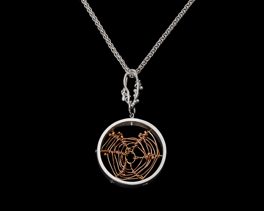 Small Rose Gold Orbweaver Circle