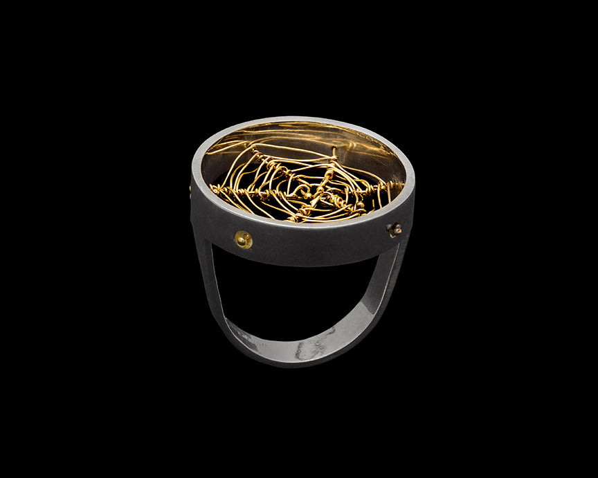 Gold Orbweaver Ring