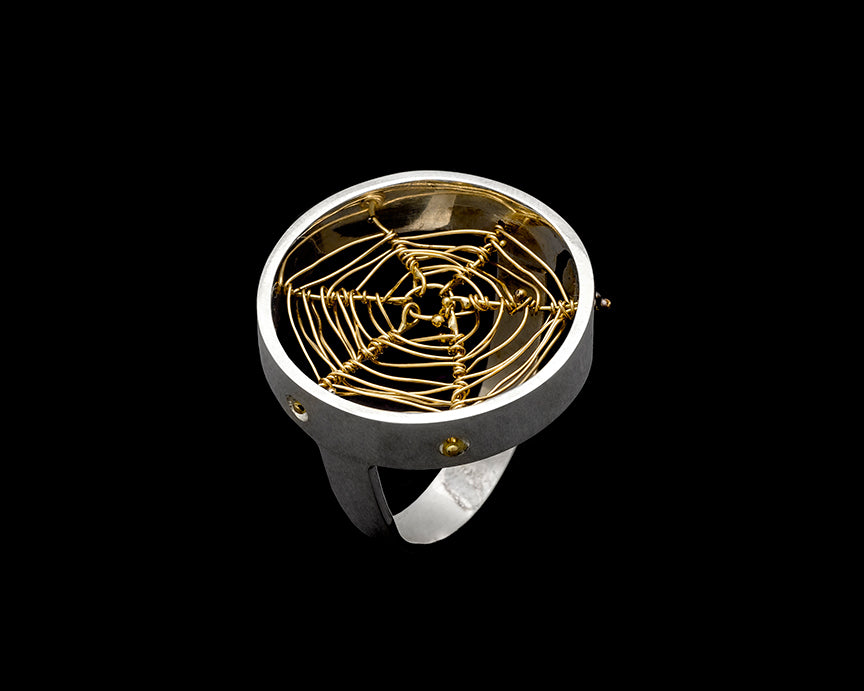Gold Orbweaver Ring