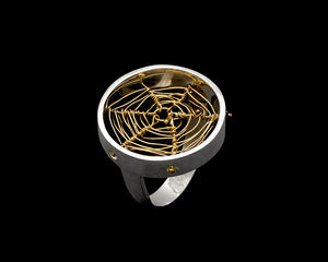 Gold Orbweaver Ring