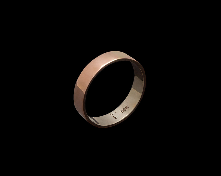 Two Tone Gold Band