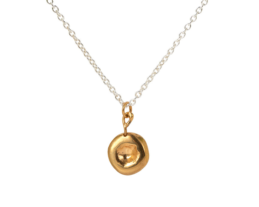 Golden Oyster Mushroom Necklace