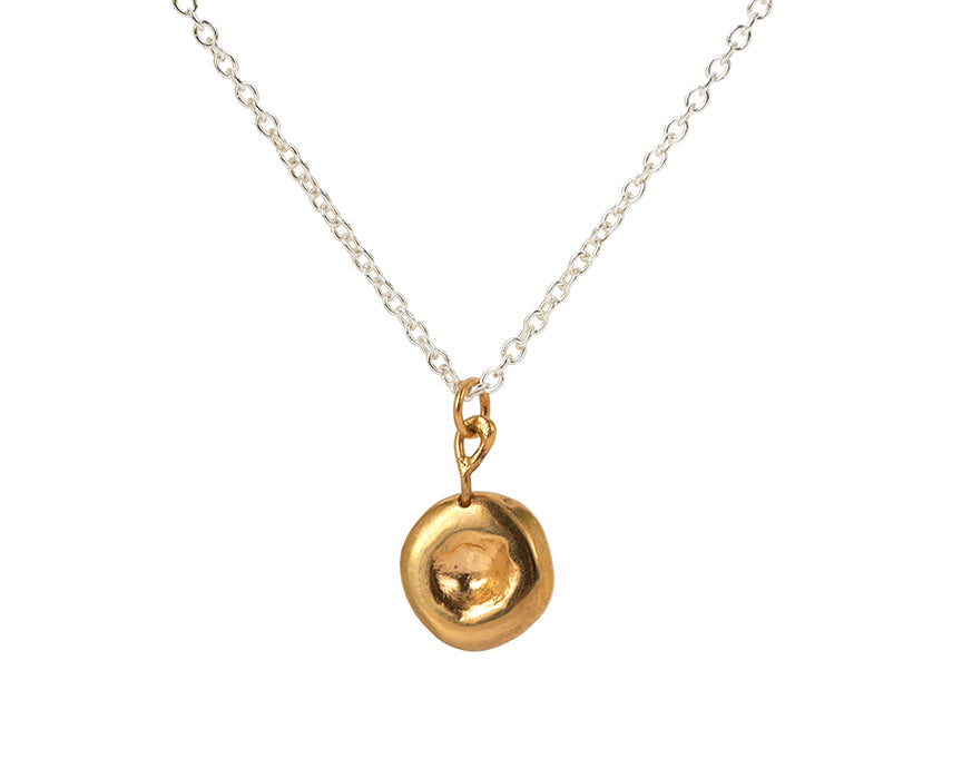 Opalite Mushroom Pendant | Gold Vermeil 18 inch Curb Chain – Your Piece Or  Mine