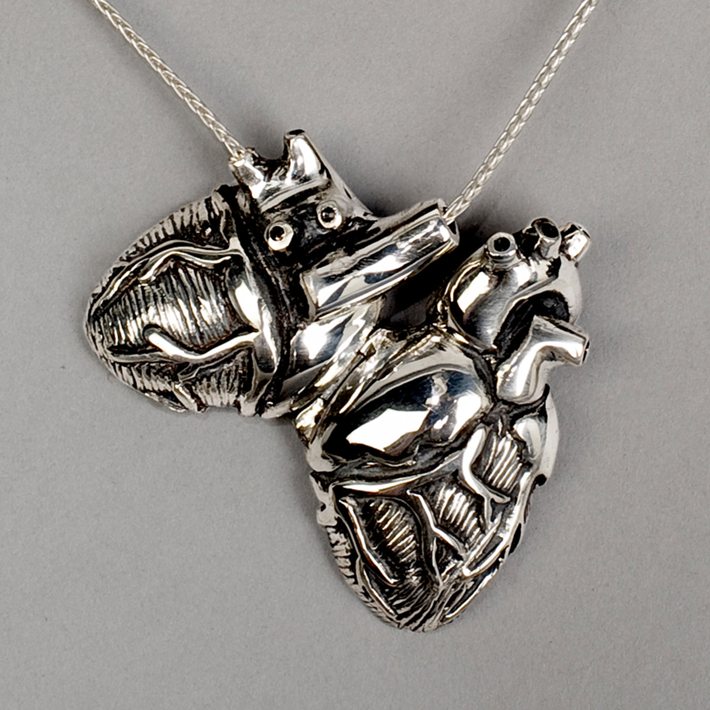 Custom Anatomical Heart Locket for Charlie