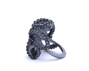 Yellow Garnet Tentacle Ring