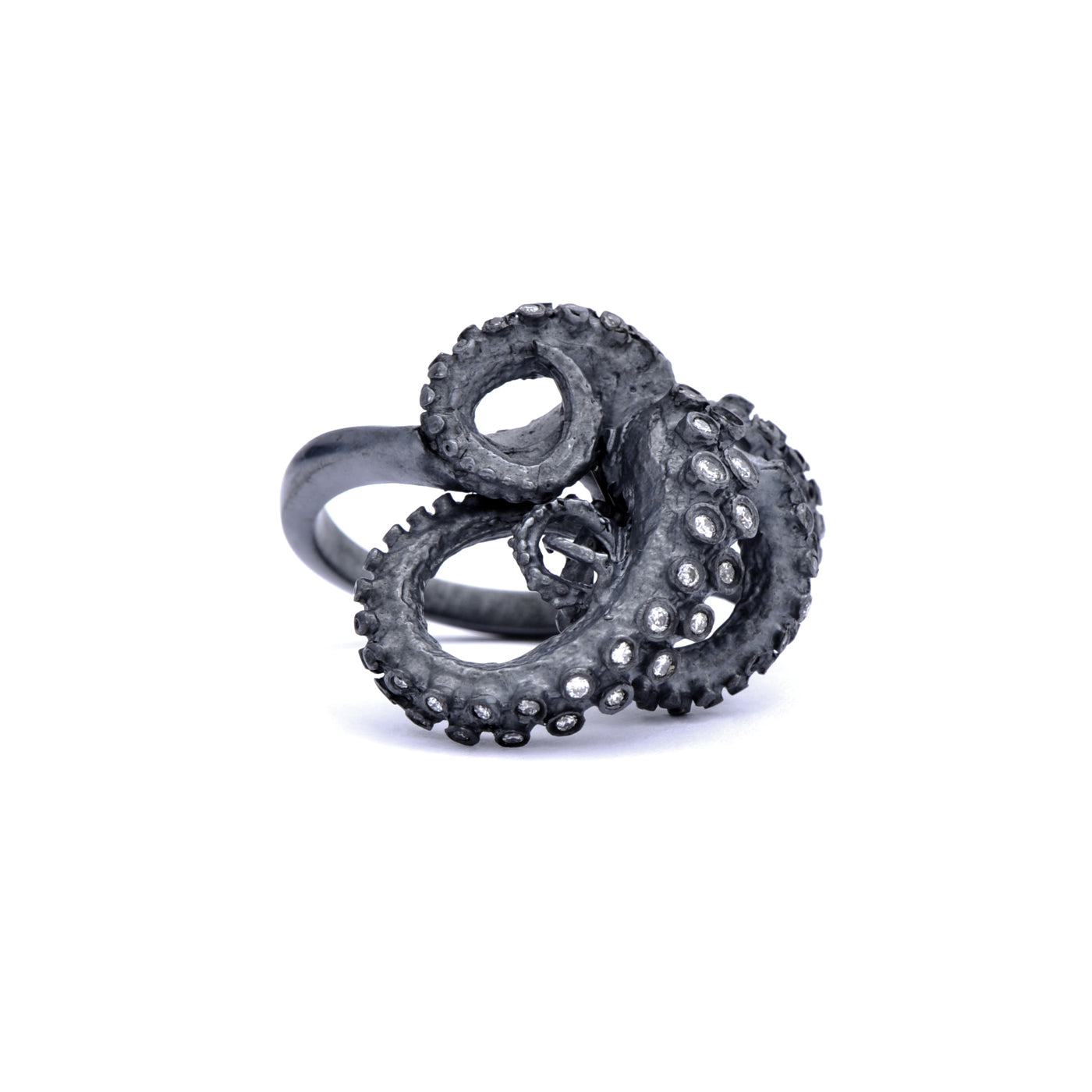 Diamond Tentacle Ring