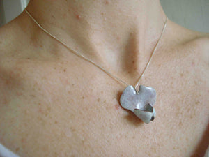 Pink Pea Flower Necklace