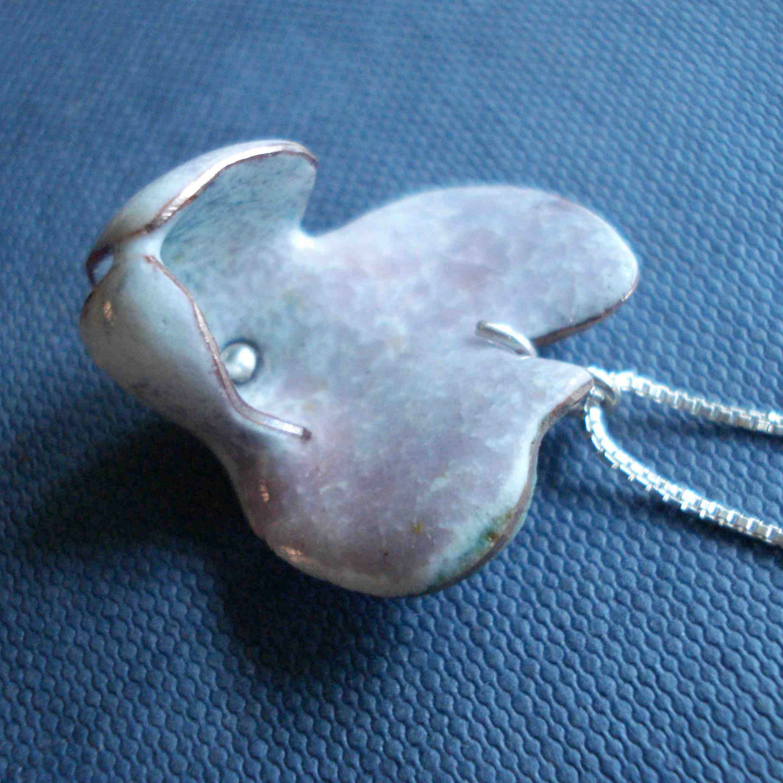 Pink Pea Flower Necklace