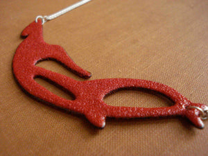 Red Hook and Anchor Necklace